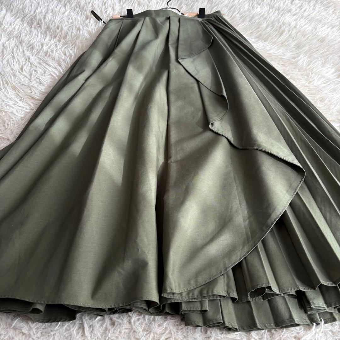 極美品★SHE TOKYO Blenda アシンメトリー プリーツスカート 36