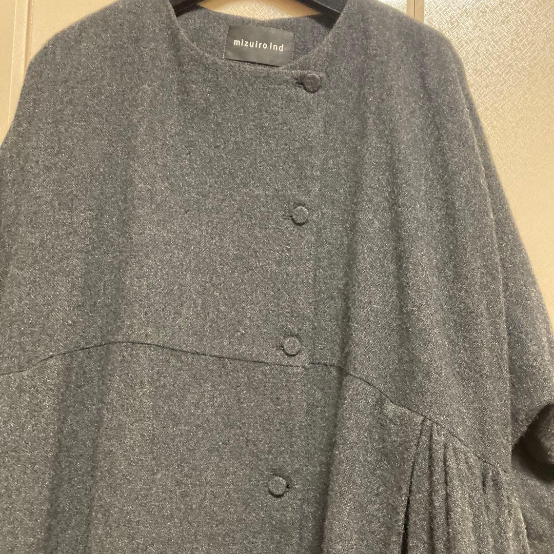 mizuiro ind ロングコート・タックコート