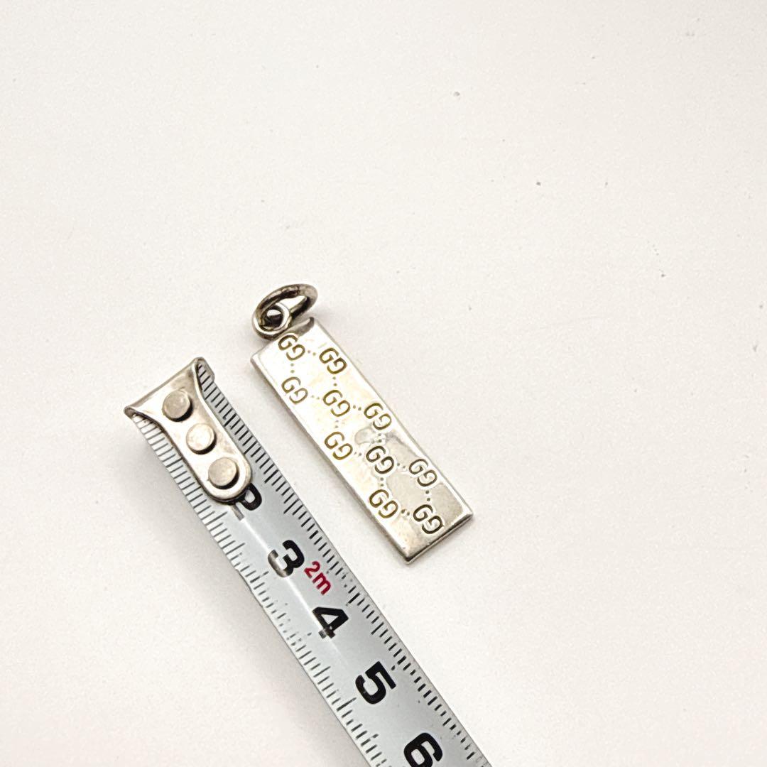GUCCI SV925 GGプレートトップ 10g GUCCI ネックレストップ