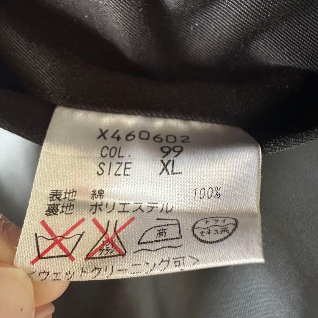 【訳あり】　A.A.R アール　トレンチ　コート　メンズ　ブラック　XLサイズ
