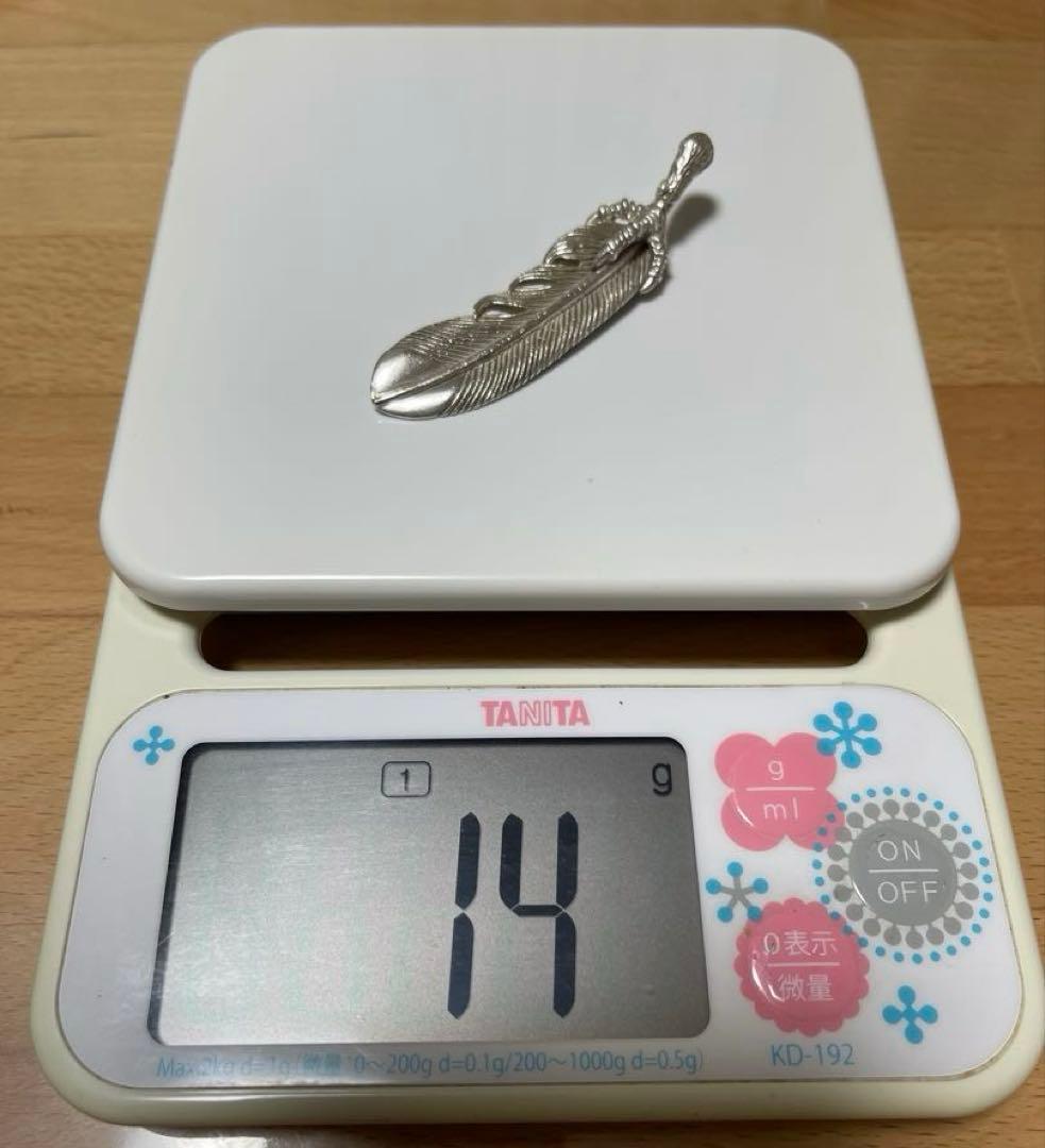 イーグルクローフェザーネックレス　トップ　シルバー925