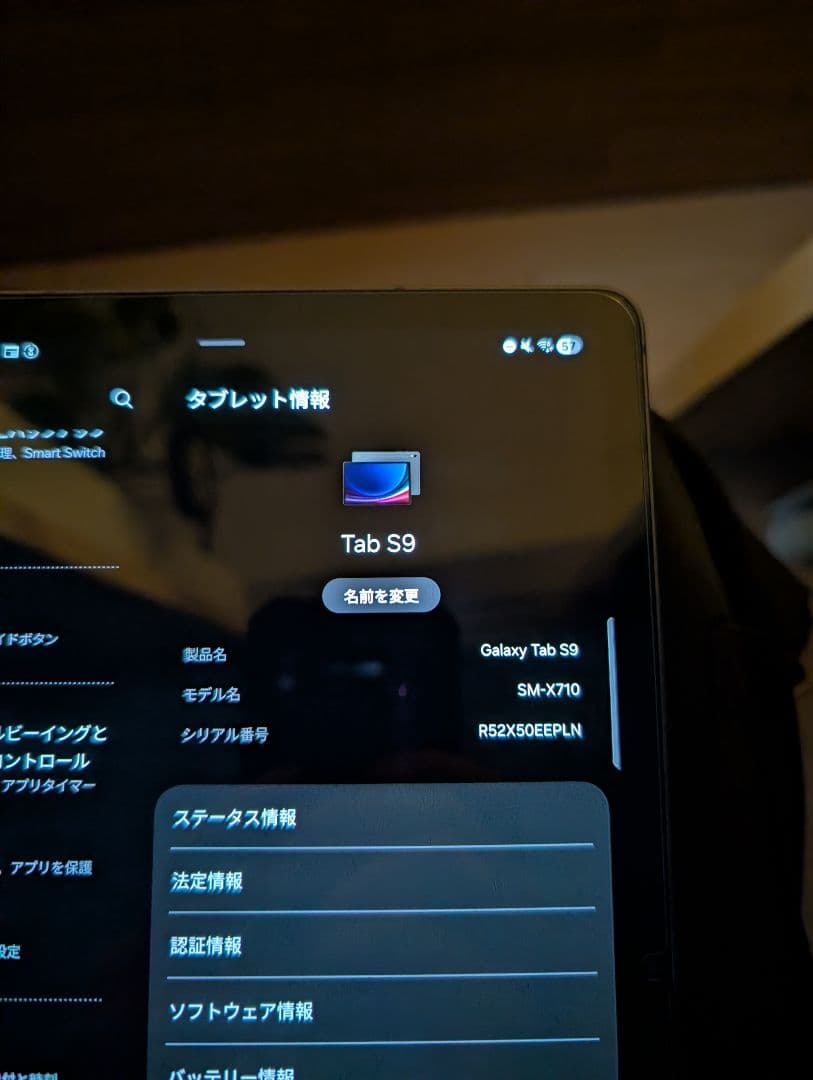 Samsung Galaxy Tab S9 グレー 本体