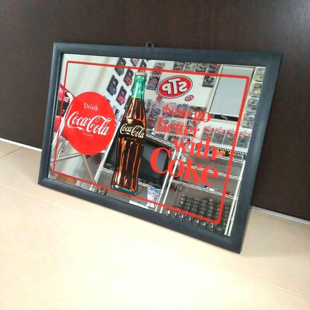 Coca-Cola コカコーラ パブミラー 壁掛鏡 ヴィンテージ レトロ レア
