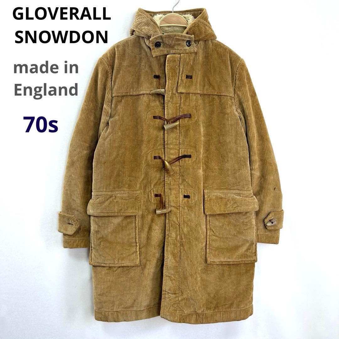 70s グローバーオール DON 太畝コーデュロイダッフルコート S12