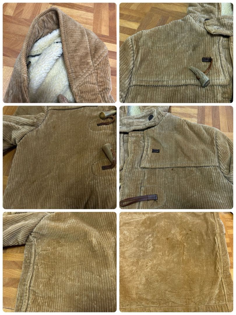 70s グローバーオール DON 太畝コーデュロイダッフルコート S12