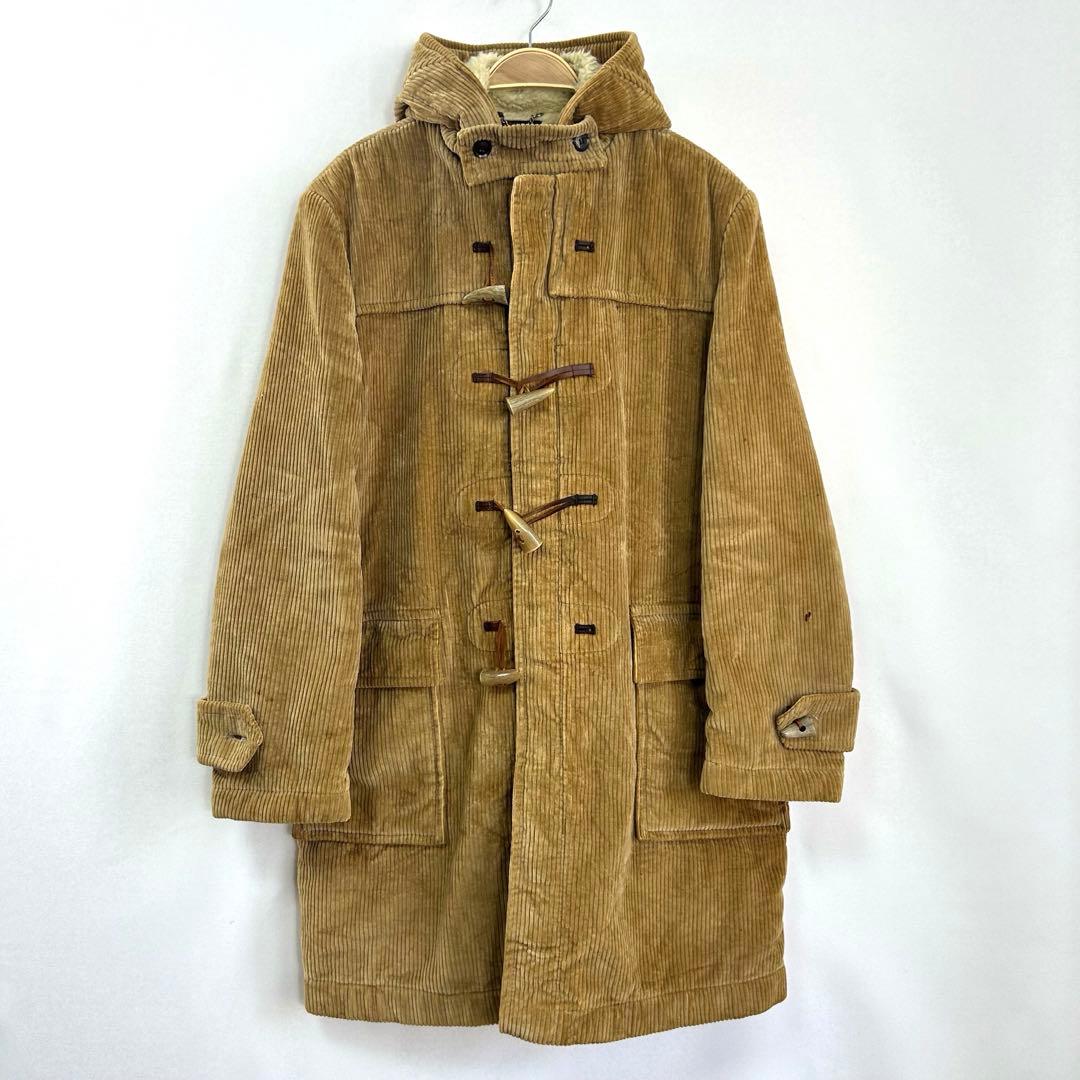 70s グローバーオール DON 太畝コーデュロイダッフルコート S12