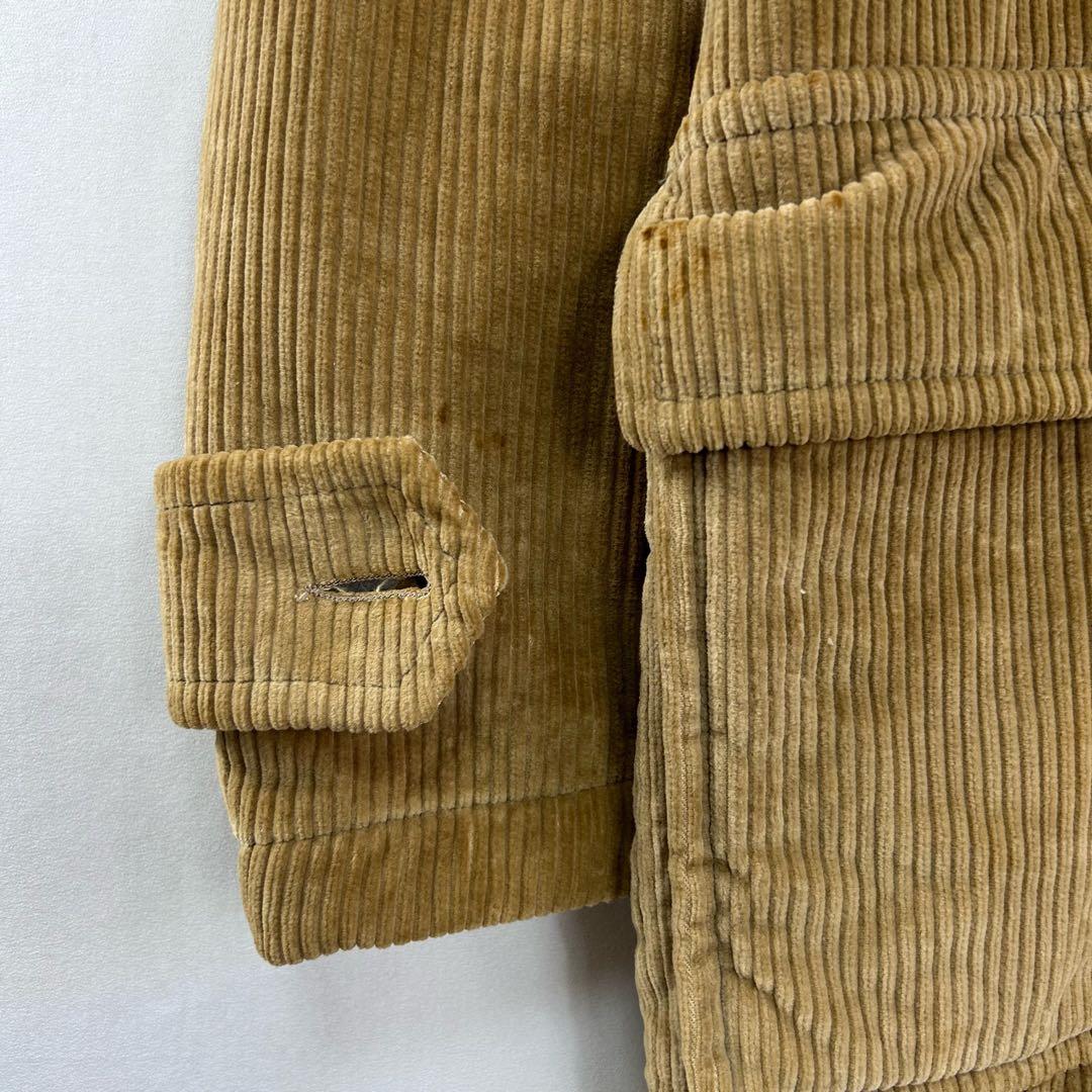 70s グローバーオール DON 太畝コーデュロイダッフルコート S12