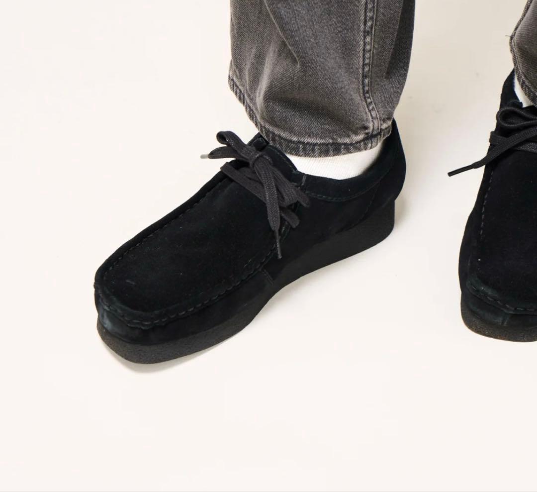 Clarks wallabee 2 WP ワラビー　ブラックスエード　28cm