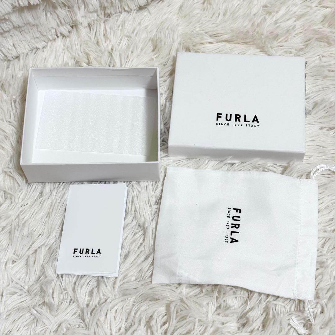 【新品未使用】FURLA フルラ ブラック 黒 名刺入れ レザー カードケース