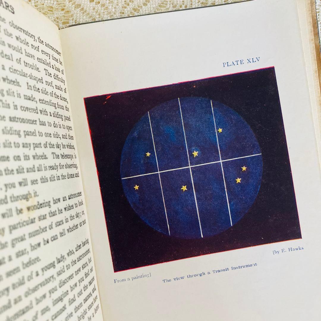 洋書　古書　アンティーク　Stars　イギリスの星図鑑　天文学　惑星　星座