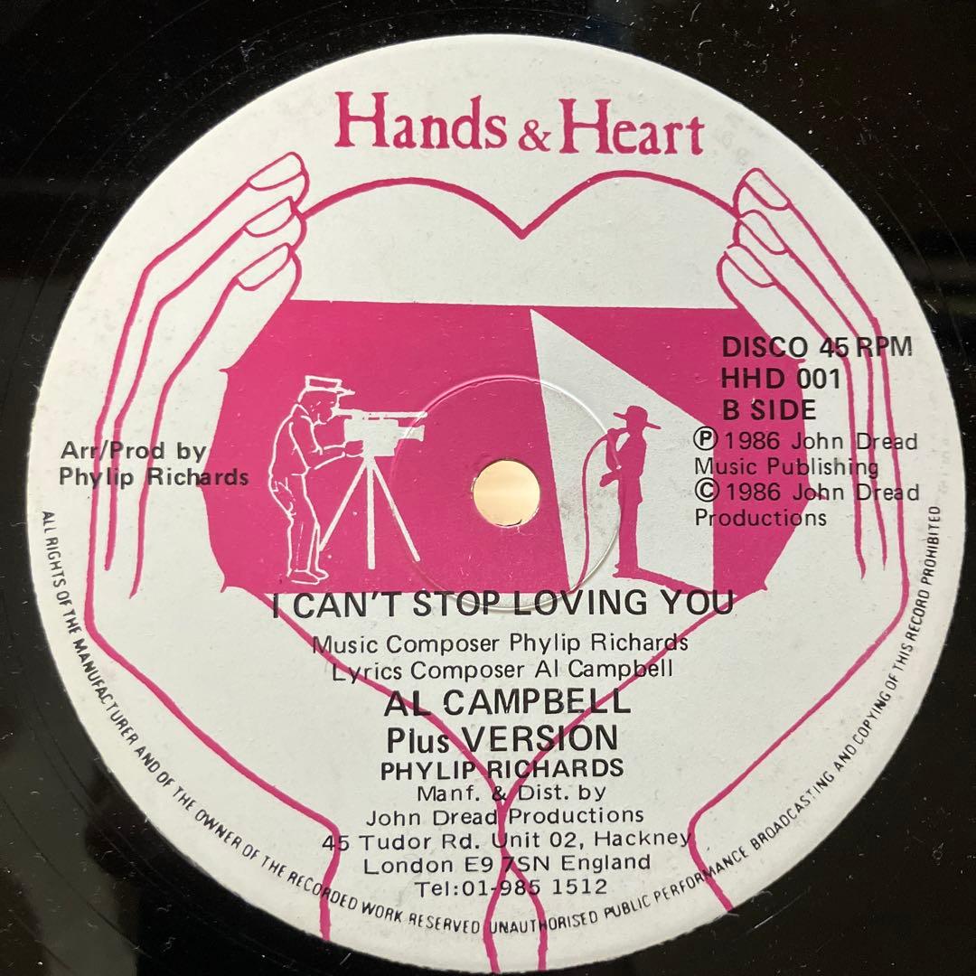 洋楽 AL CAMPBELL I CAN'T STOP LOVING YOU