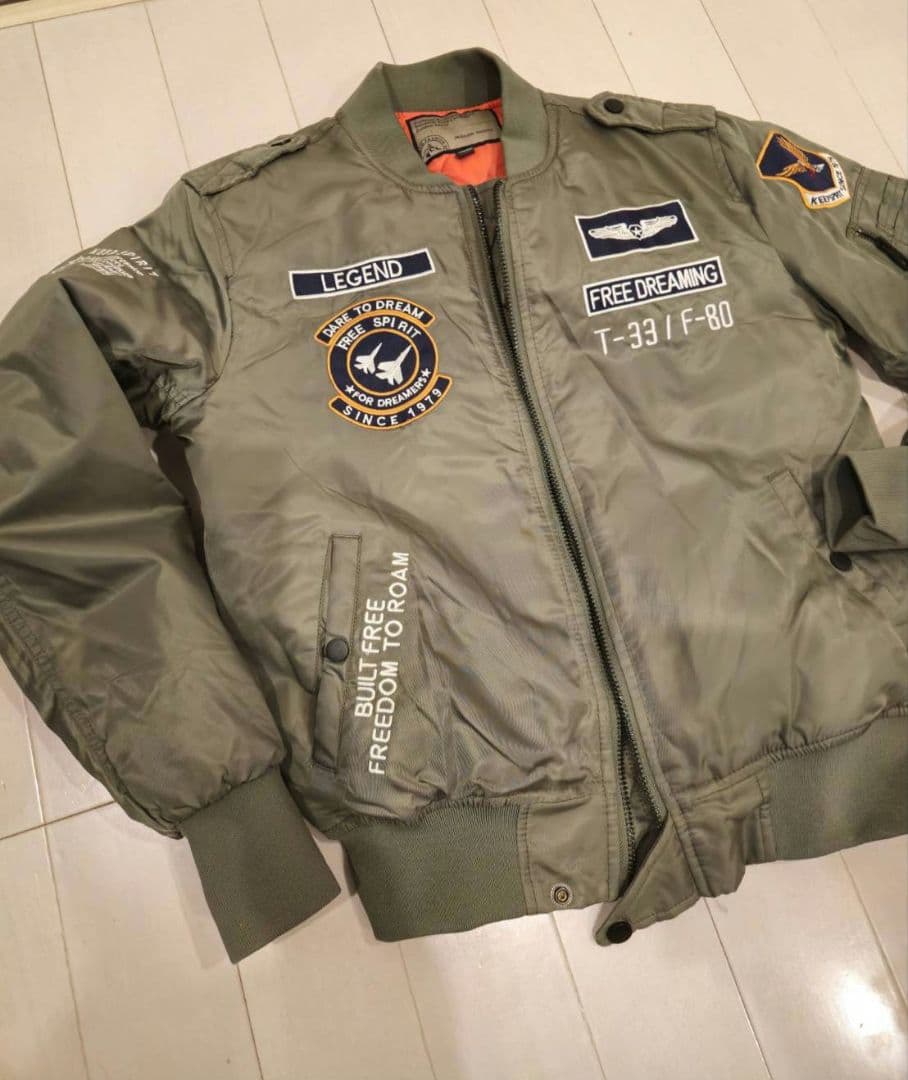MA-1 メンズ　ミリタリージャケット　Mサイズ 試着のみ 美品