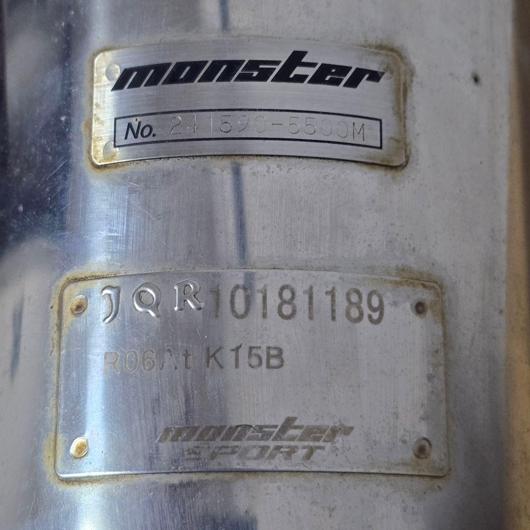 monster sport TYPE Sp-Rマフラー ジムニー JB64