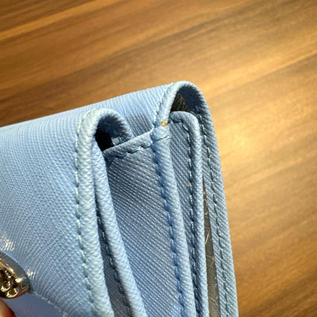 vivienne westwood 三つ折り財布 ミニ財布 オーブ レザー