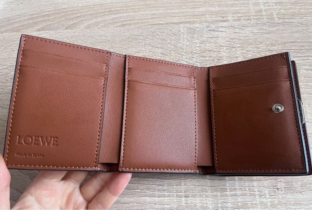 LOEWE アナグラム トリフォルド 6cc ウォレット