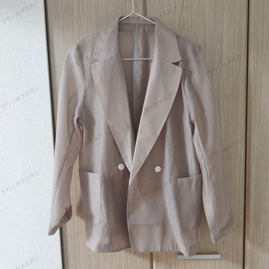 25SS・サイズ38　La TOTALITE　ウォッシャブルシアージャケット