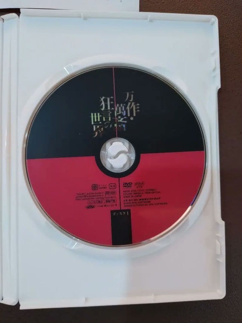 美品　野村万作・野村萬斎　万之丞　狂言の世界 DVD