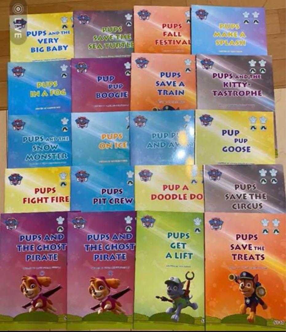 paw patrol52books 英語音声絵本