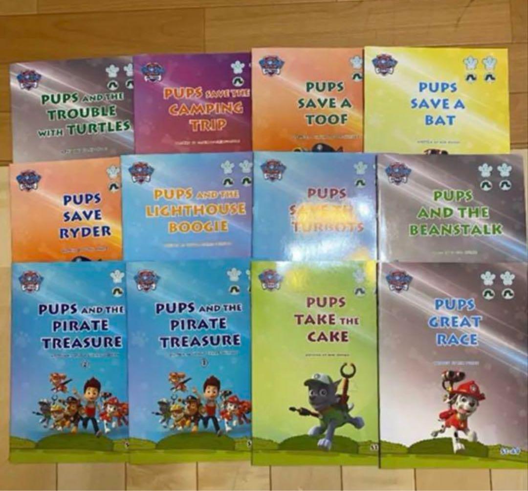 paw patrol52books 英語音声絵本