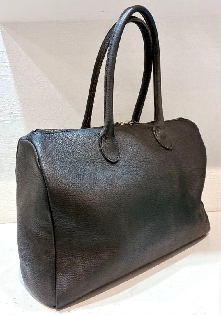 【美品】TIDEWAY DENZEL ボストン 黒　レザー