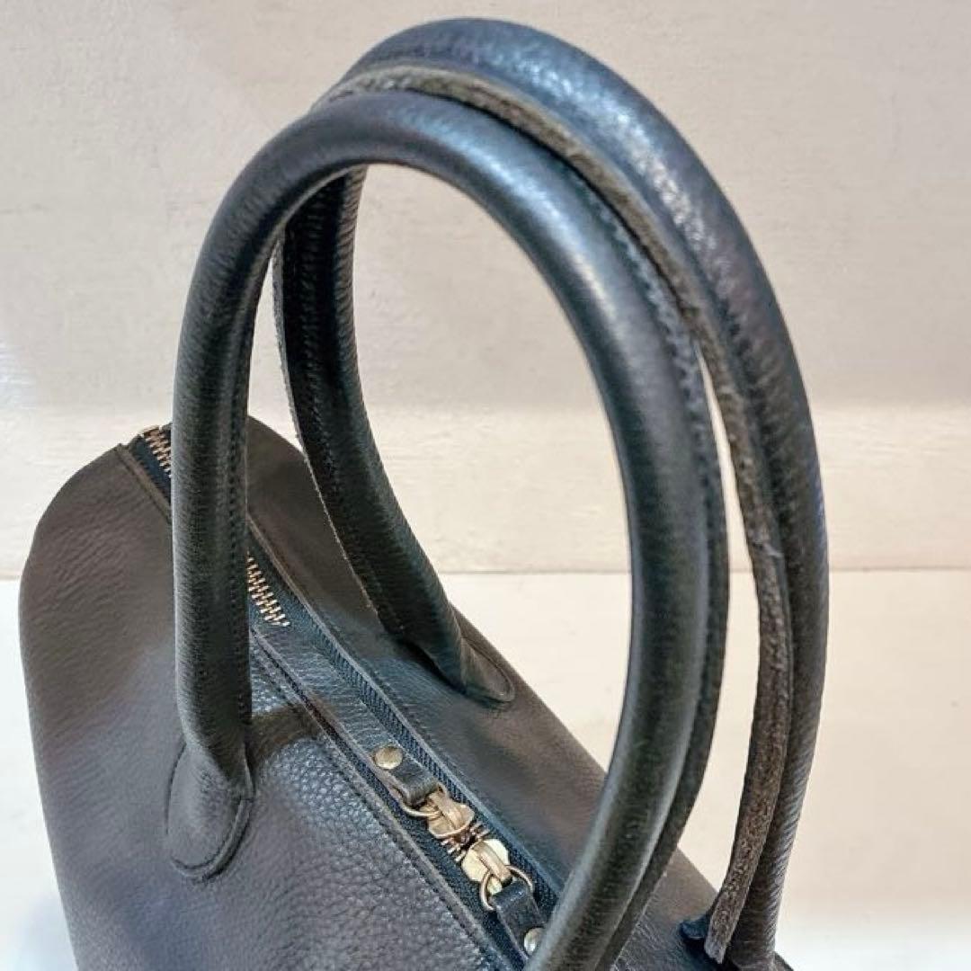 【美品】TIDEWAY DENZEL ボストン 黒　レザー