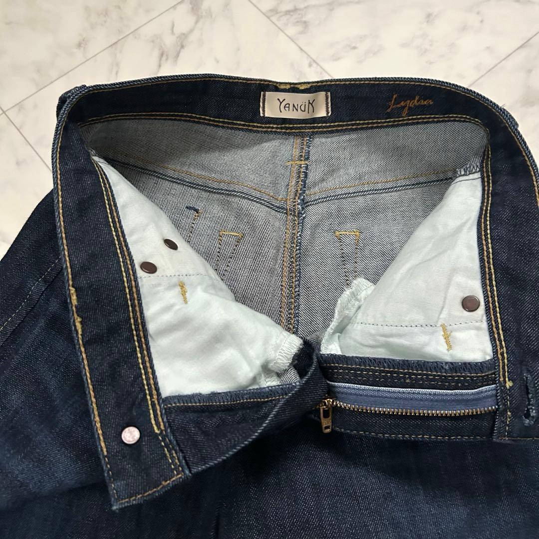 美品✨YANUK ヤヌーク ワイド リディア LYDIA デニム 23