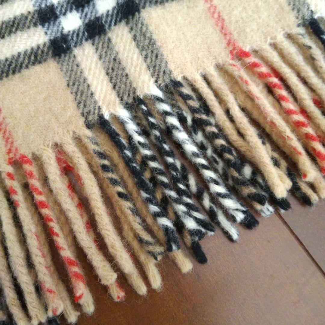 Burberrys ロゴ刺繍ノバチェック大判ストール マフラー