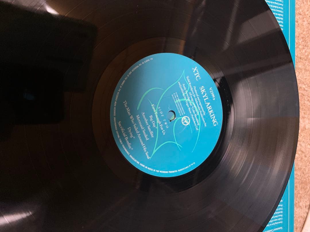 UK ORIGINAL XTC/Skylarking エンボス加工V2399