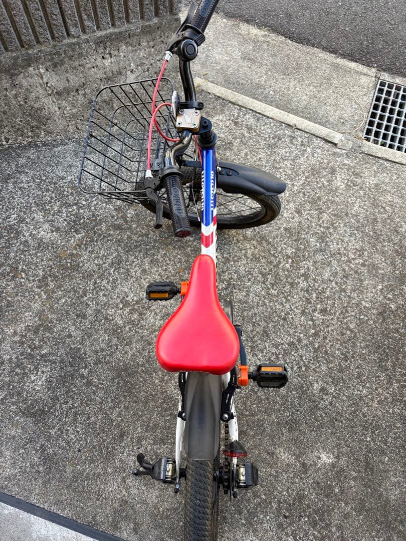 Jae3 イオンバイク　18インチ HONDA トリコロールカラー　前カゴ