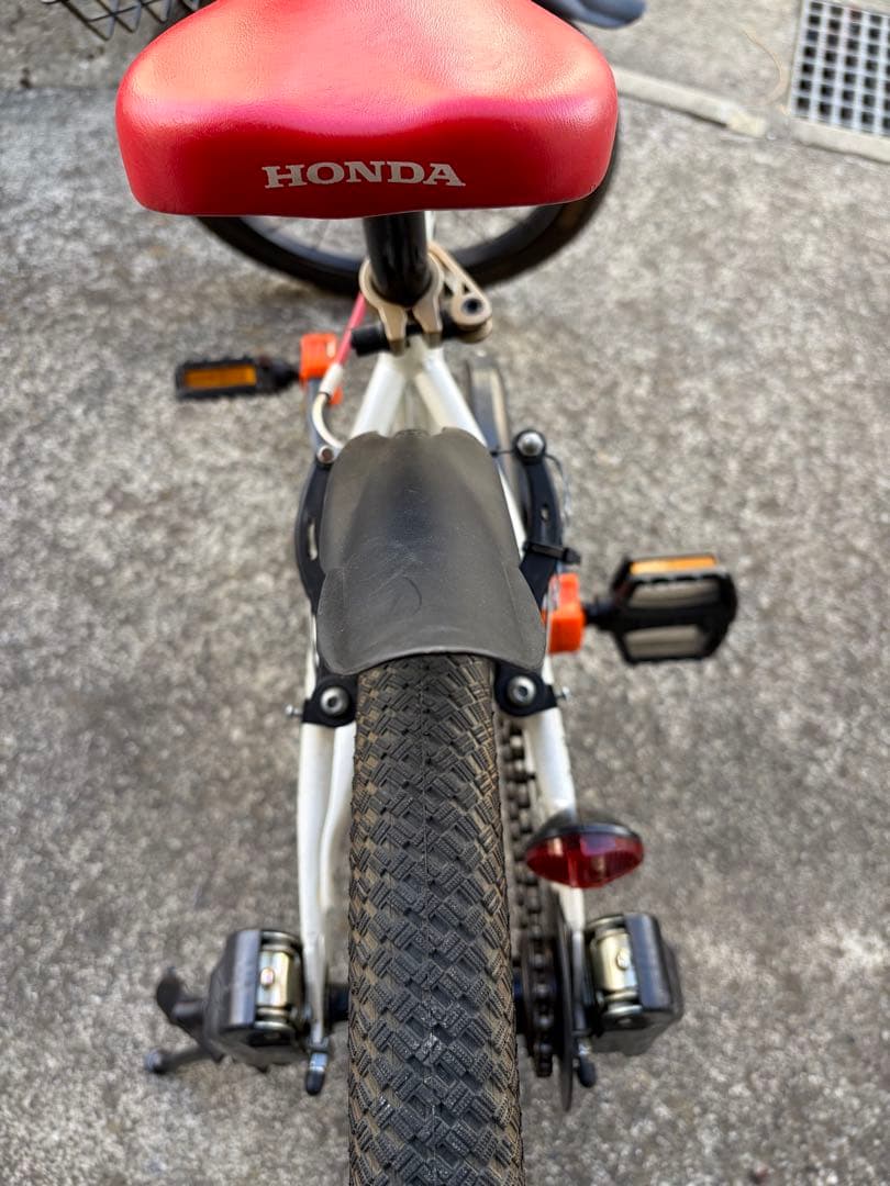 Jae3 イオンバイク　18インチ HONDA トリコロールカラー　前カゴ