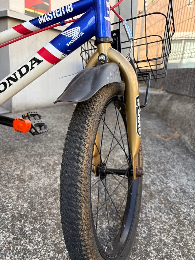 Jae3 イオンバイク　18インチ HONDA トリコロールカラー　前カゴ