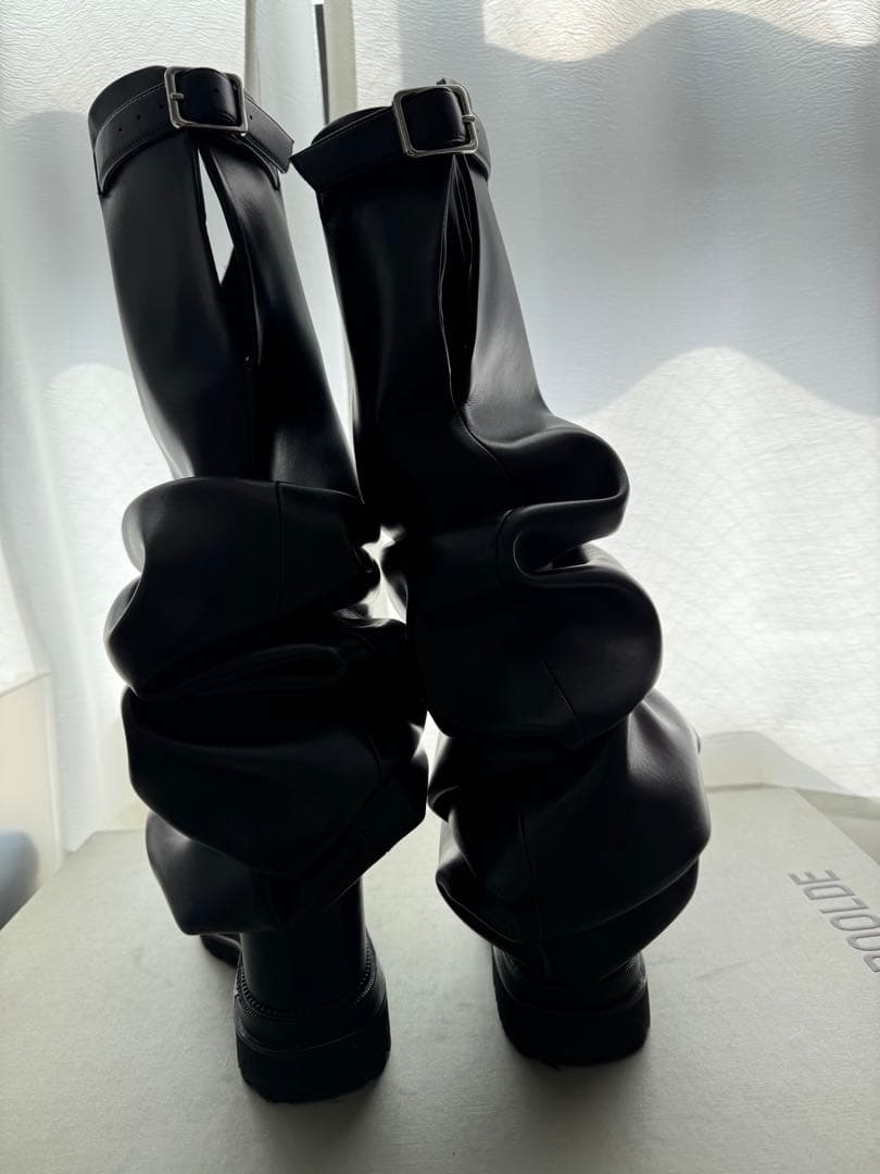 靴 poolde Melted Wedge Boots 37