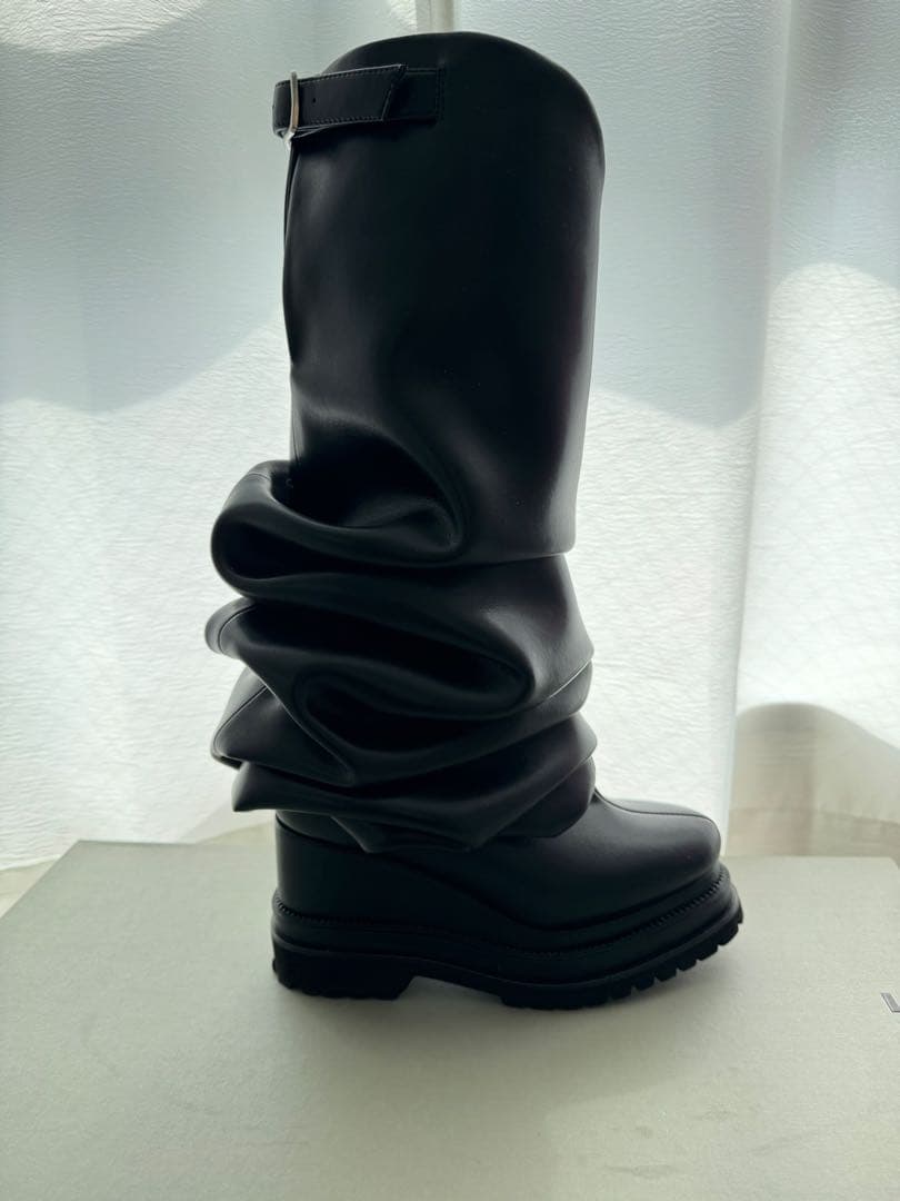 靴 poolde Melted Wedge Boots 37