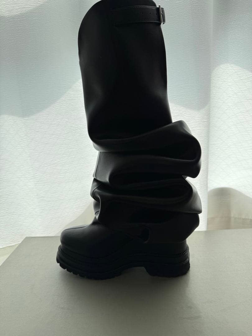 靴 poolde Melted Wedge Boots 37