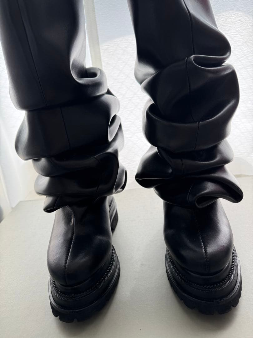 靴 poolde Melted Wedge Boots 37