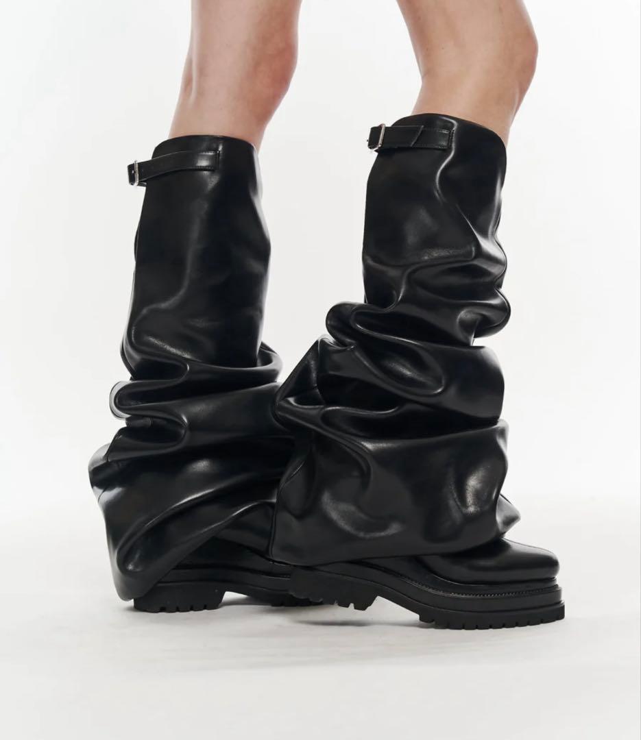 靴 poolde Melted Wedge Boots 37
