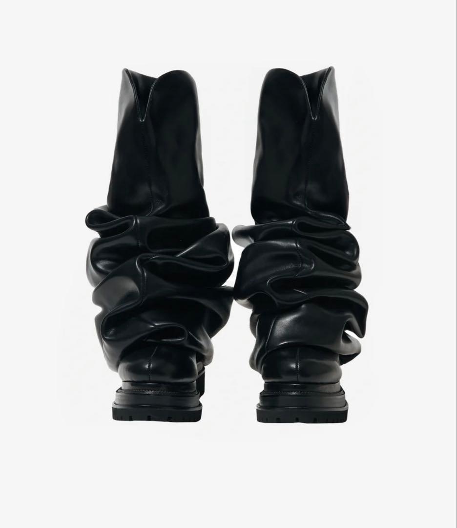 靴 poolde Melted Wedge Boots 37