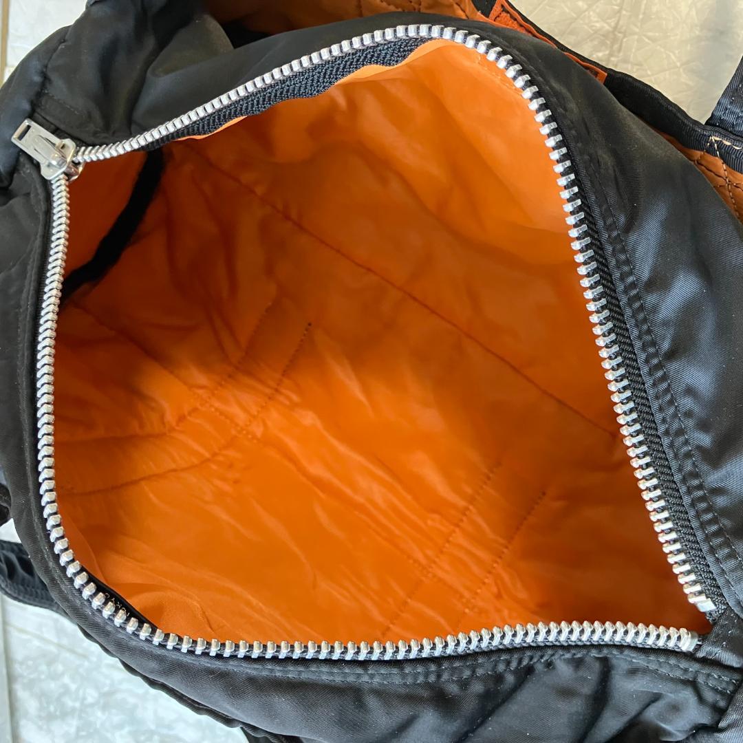 美品◎PORTER ポーター タンカー ミニボストンバッグ L ブラック