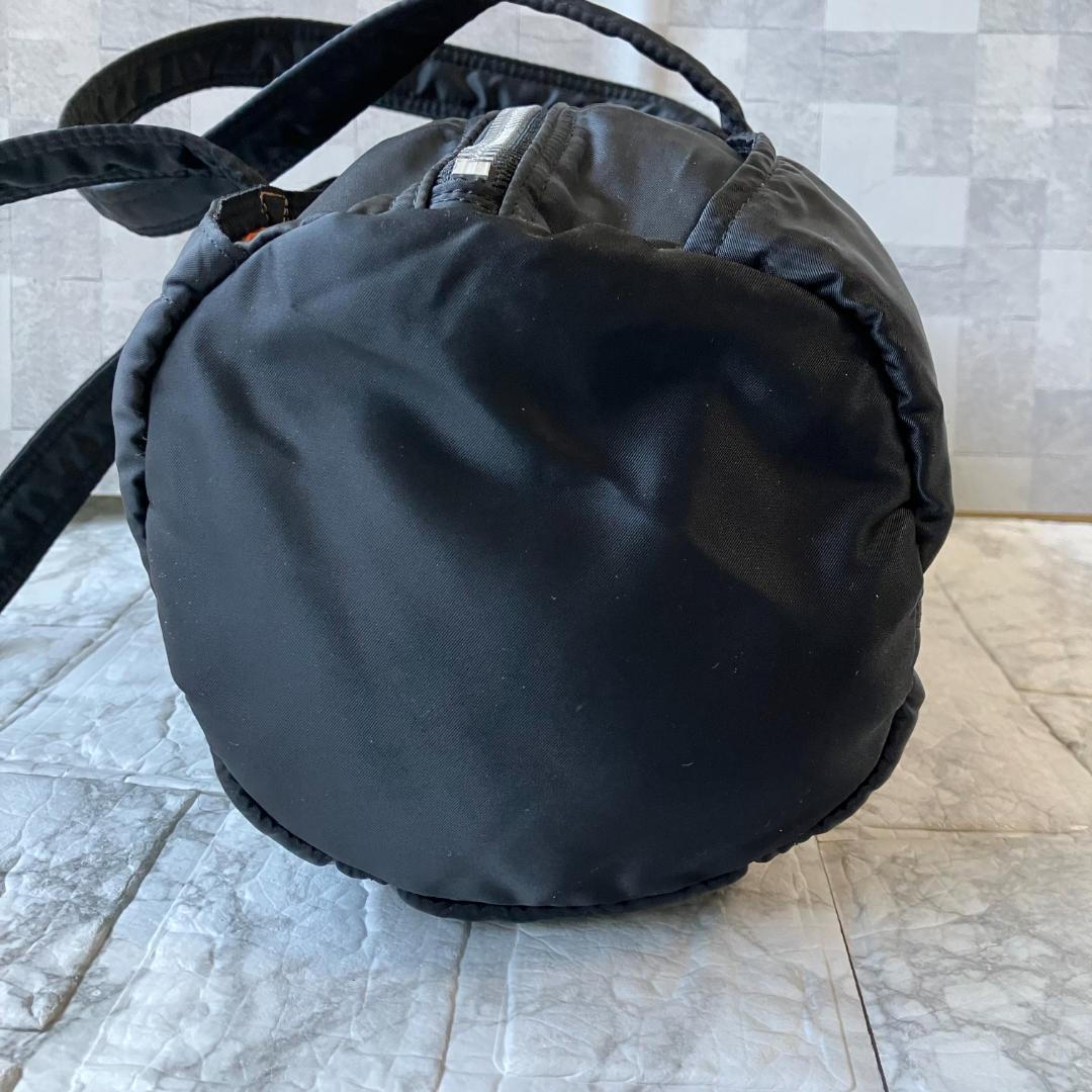 美品◎PORTER ポーター タンカー ミニボストンバッグ L ブラック