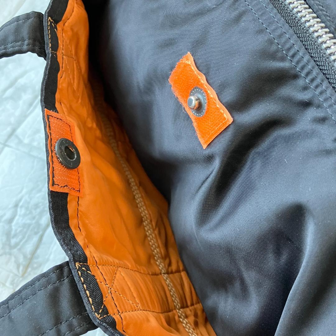 美品◎PORTER ポーター タンカー ミニボストンバッグ L ブラック