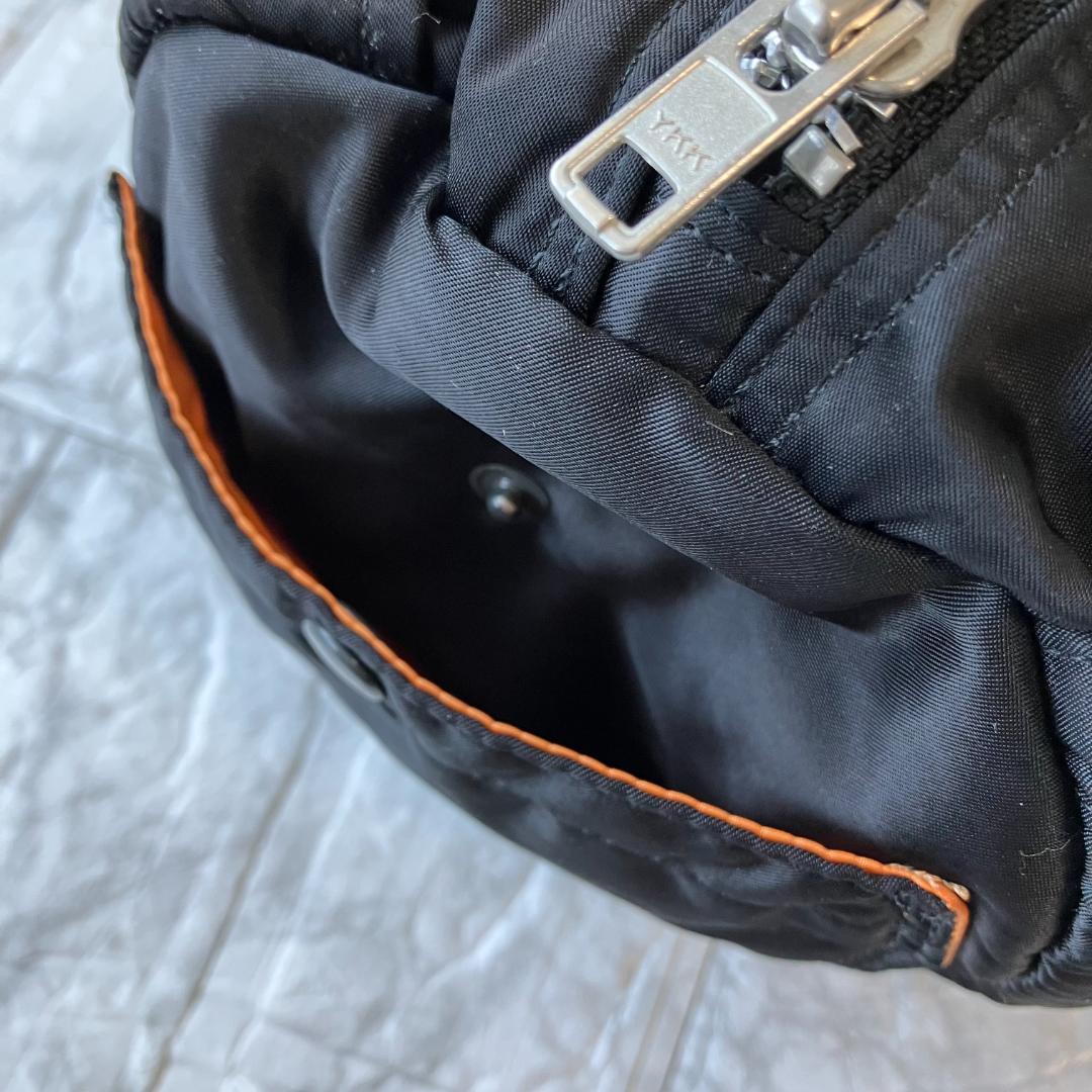 美品◎PORTER ポーター タンカー ミニボストンバッグ L ブラック