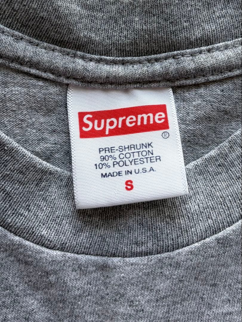 Supreme シュプリームCherries Tee Hether Gray S