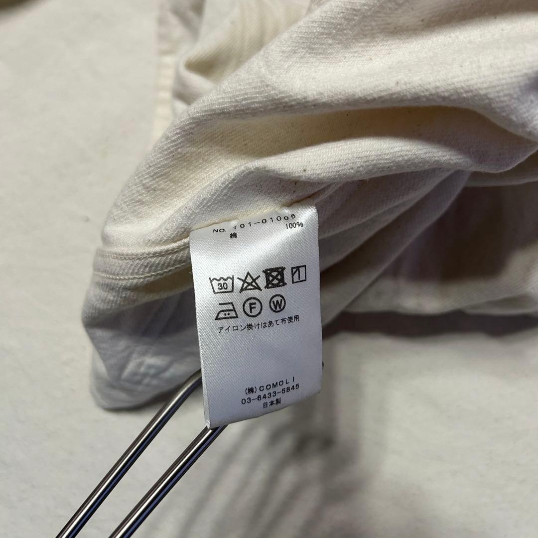 21ss COMOLI エクリュ デニム ワークジャケット