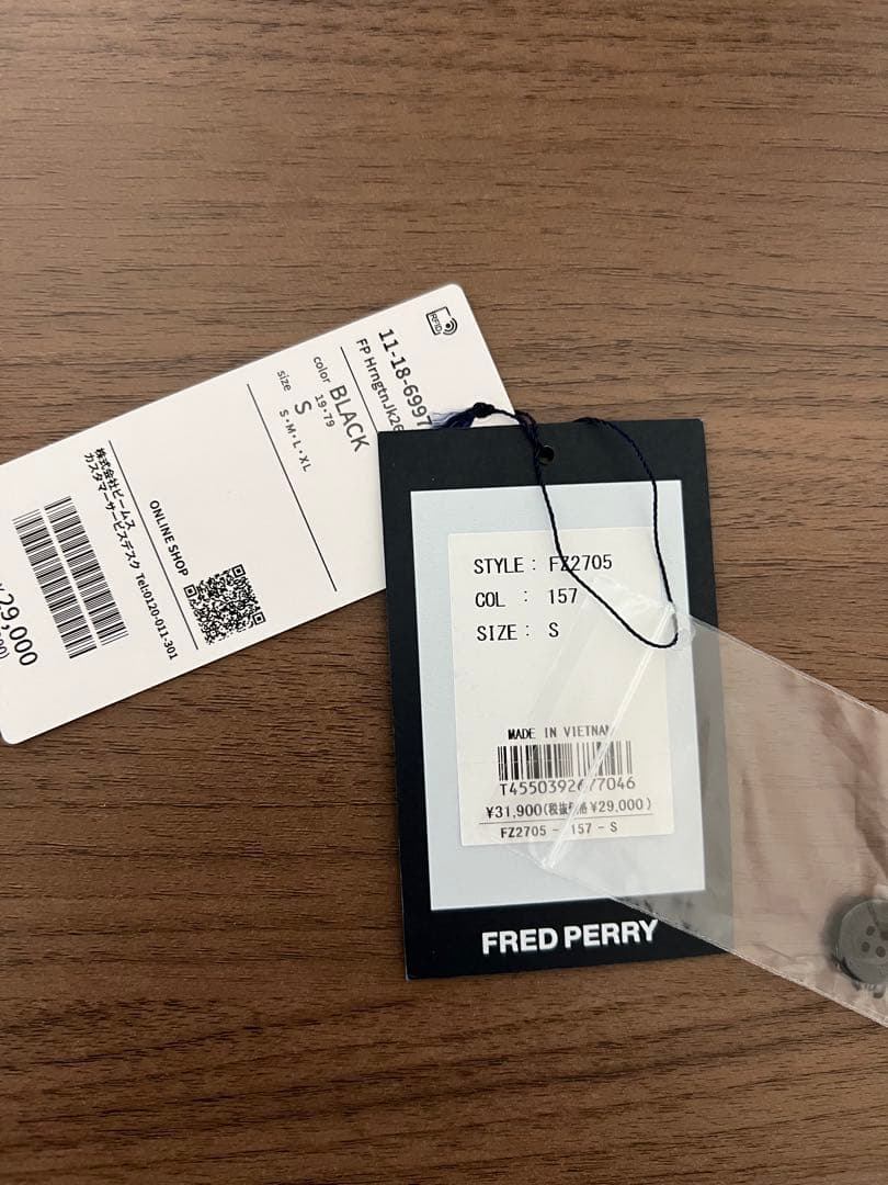 FRED PERRY BEAMS ハリントンジャケット
