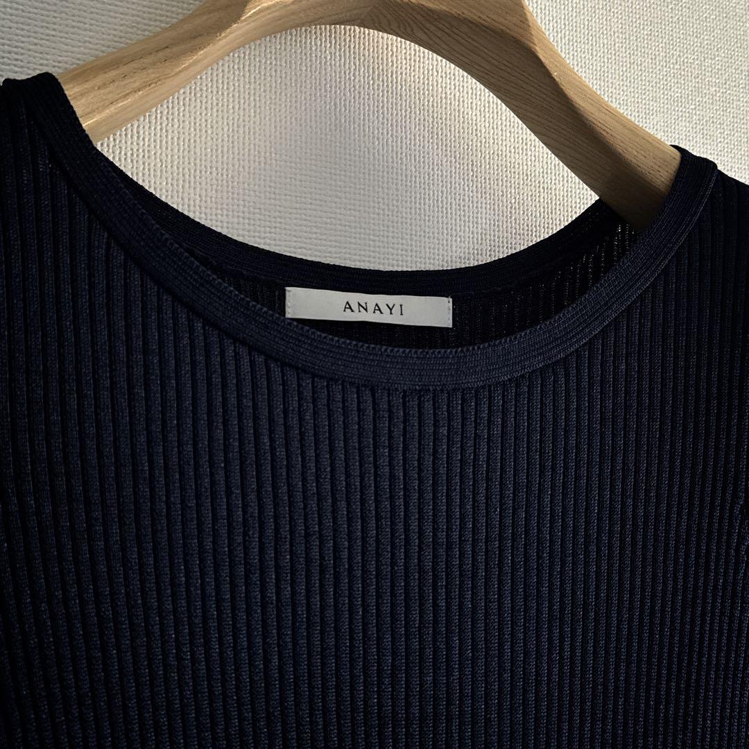 【美品】ANAYI アセテートポリエステルアンサンブル 38