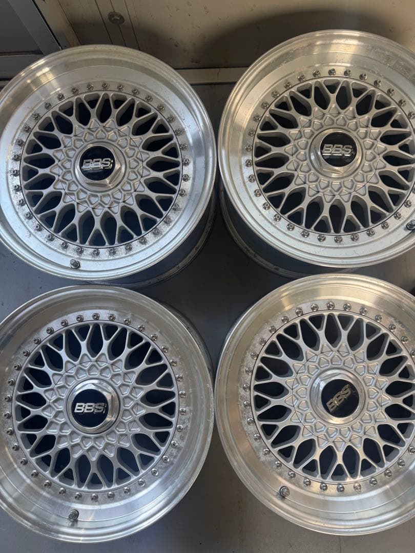 BBS RS 正規3ピースホイール 17インチ 深リム 希少セット