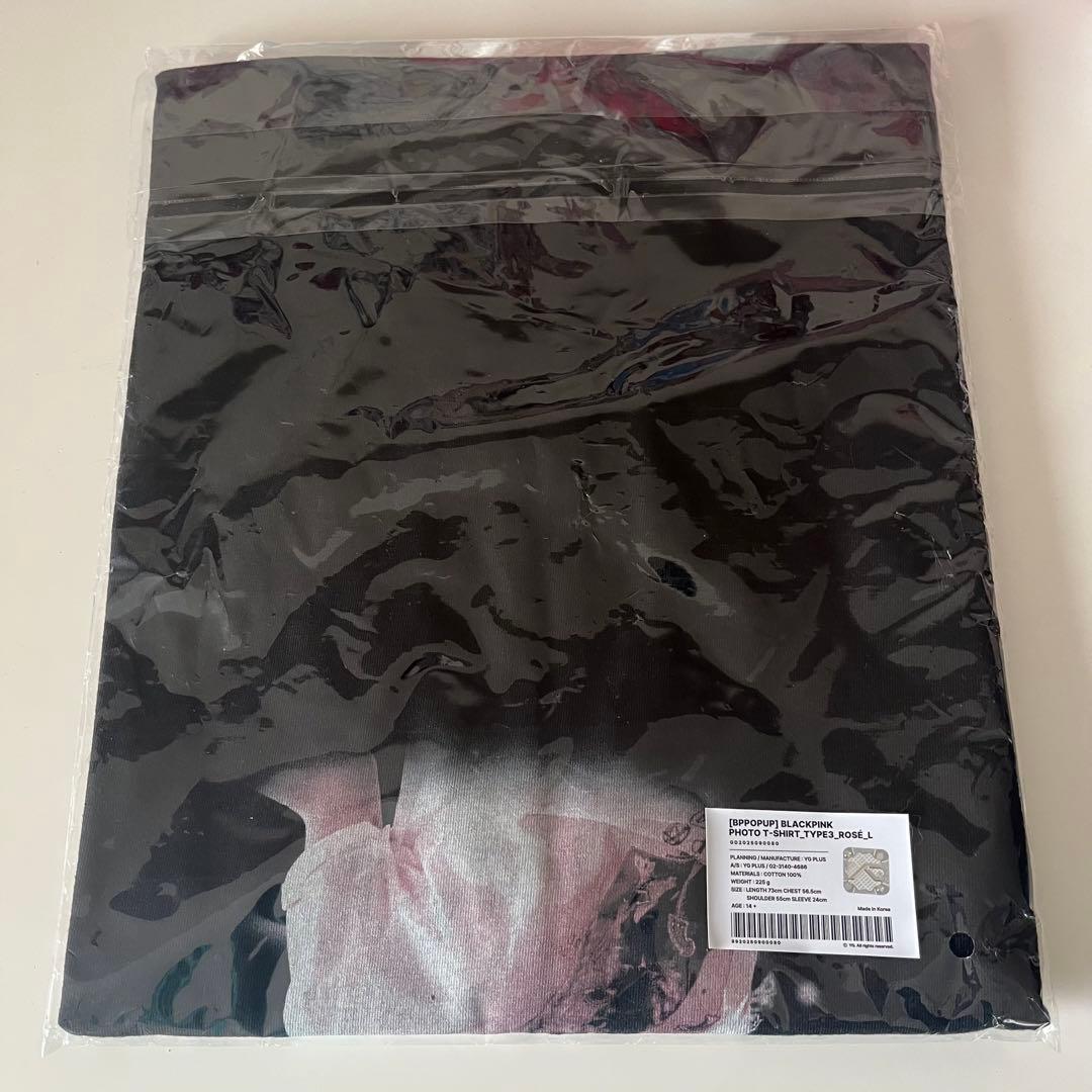 BLACKPINK ロゼ　rose popup jump tシャツ　Lサイズ