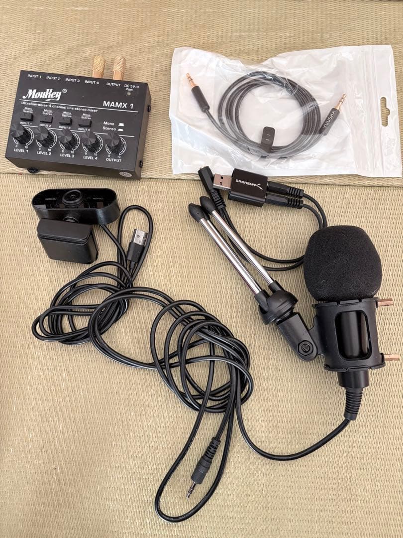 MAMX 1 4チャンネルミキサーとウェブカメラセット