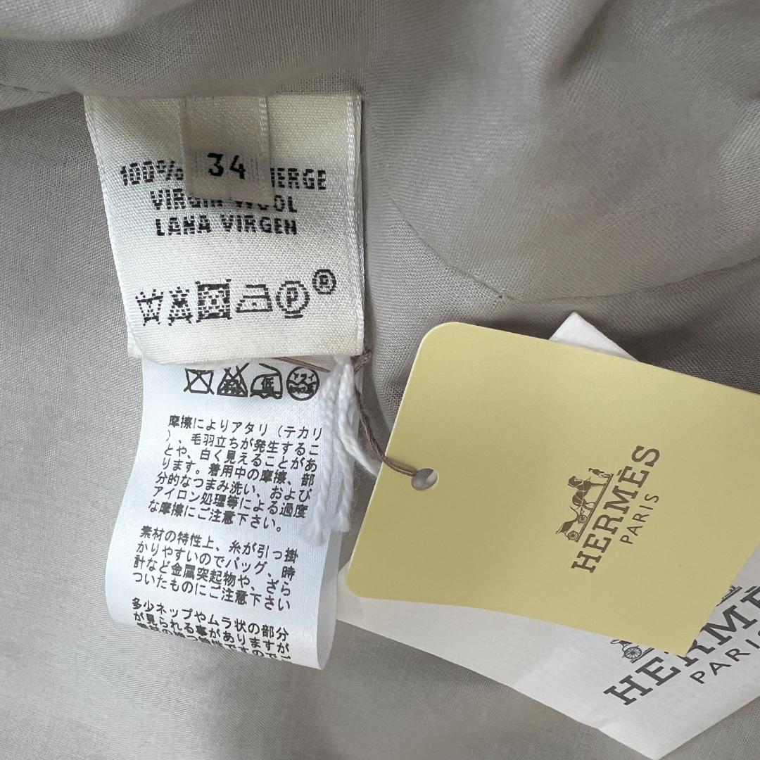 新品未使用タグ付★HERMES★上質ウール★テーラードジャケット