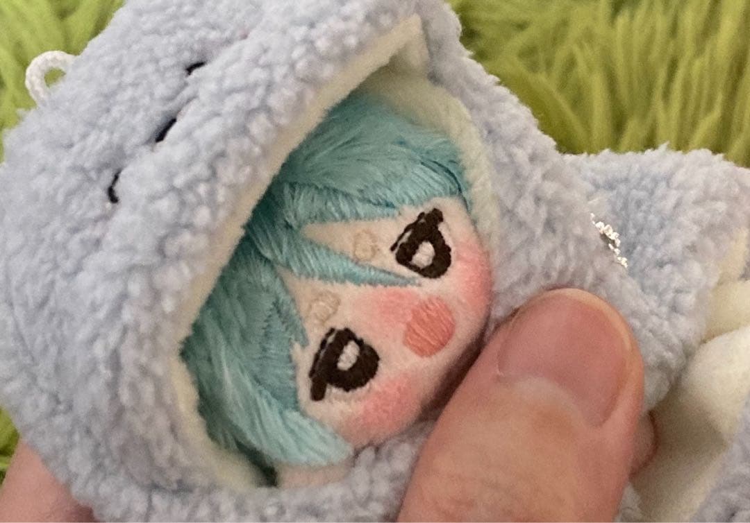 自作ぬいぐるみ・チョコミントカラーの子